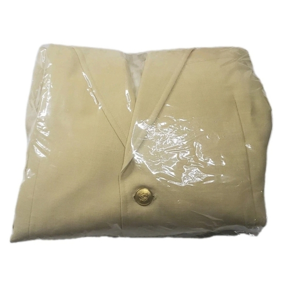 Vintage Chaps by Ralph Lauren Sport Coat Mens Size 44R Gold Buttons Made in USA - Picture 13 of 14